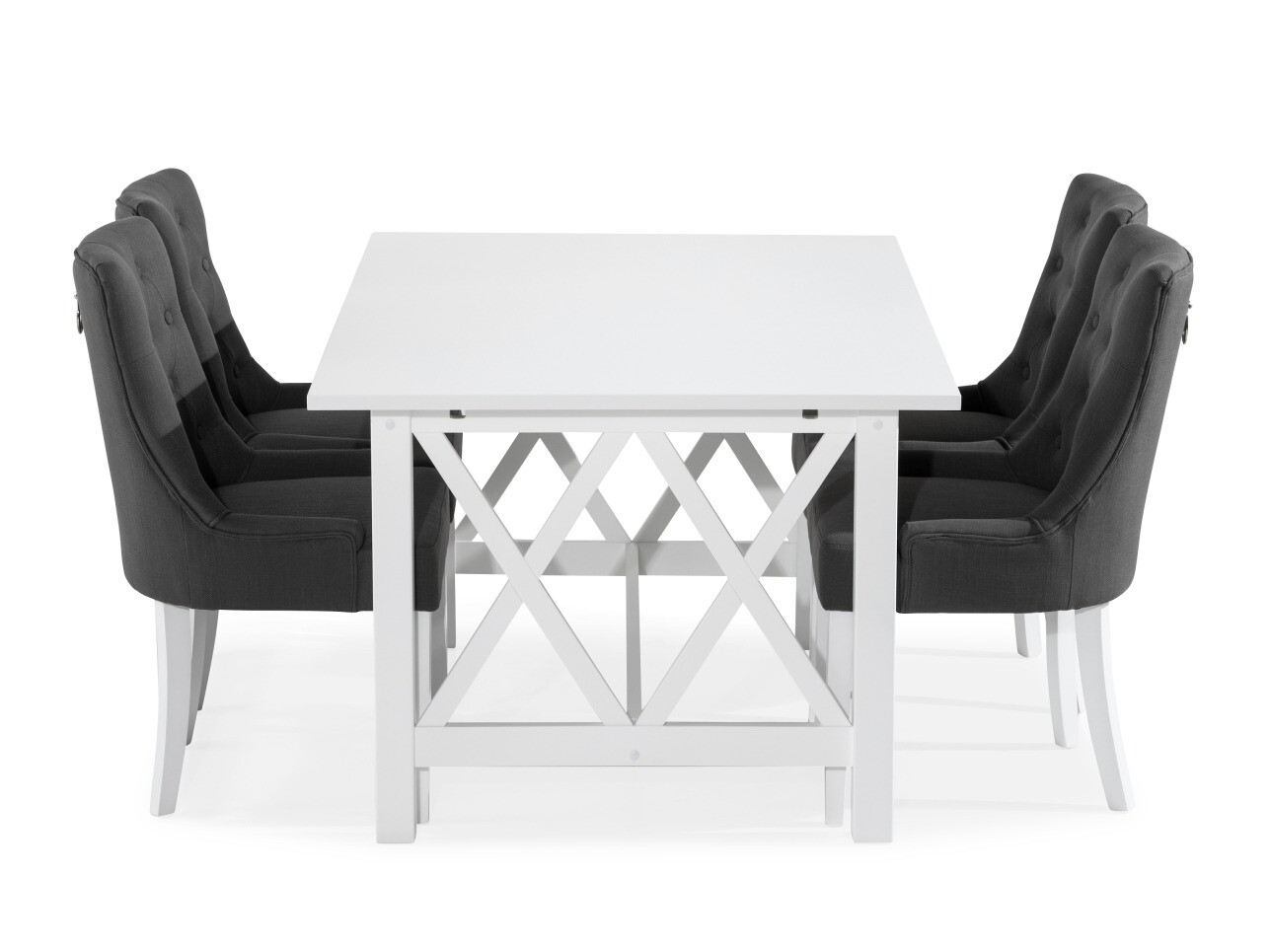 Étkezőgarnitúra Scandinavian Choice 781 (Szürke + Fehér)