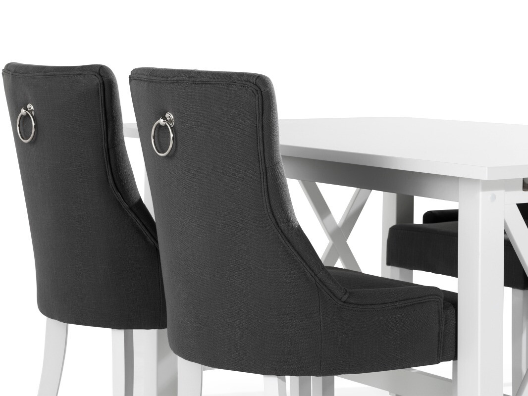 Étkezőgarnitúra Scandinavian Choice 781 (Szürke + Fehér)