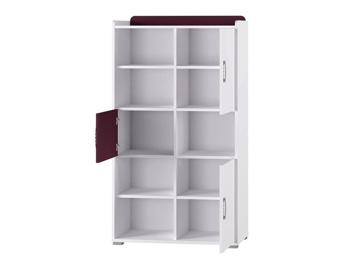 Könyvespolc Toledo B102 (Kőrisfa + Narancs)