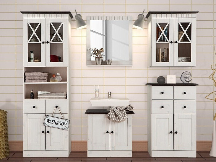 Álló fürdőszoba szekrény Deletri 106