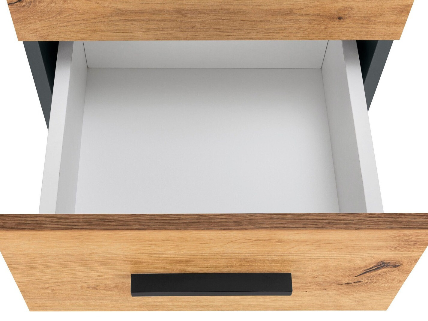 Álló fürdőszoba szekrény Larlori 102 (Antracit + Tölgy)