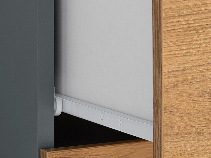 Álló fürdőszoba szekrény Larlori 102 (Antracit + Tölgy)