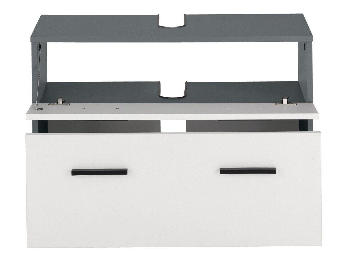 Fürdőszoba garnitúra Larlori 105 (Antracit + Fehér)