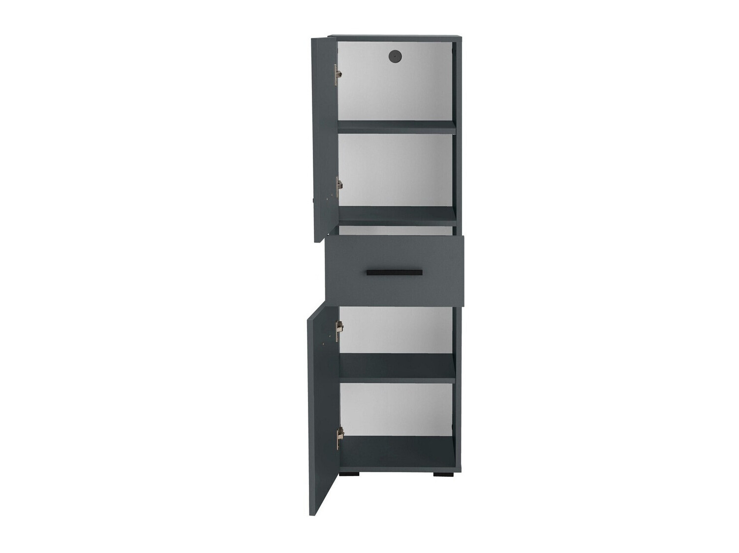 Fürdőszobai garnitúra Larlori 104 (Antracit)