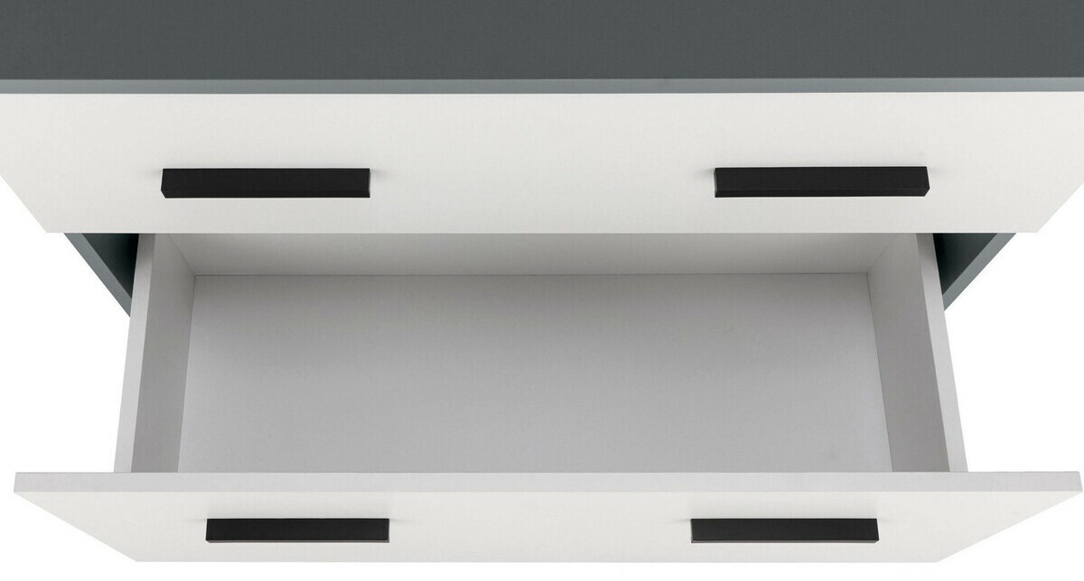 Fürdőszobai garnitúra Larlori 105 (Antracit + Fehér)