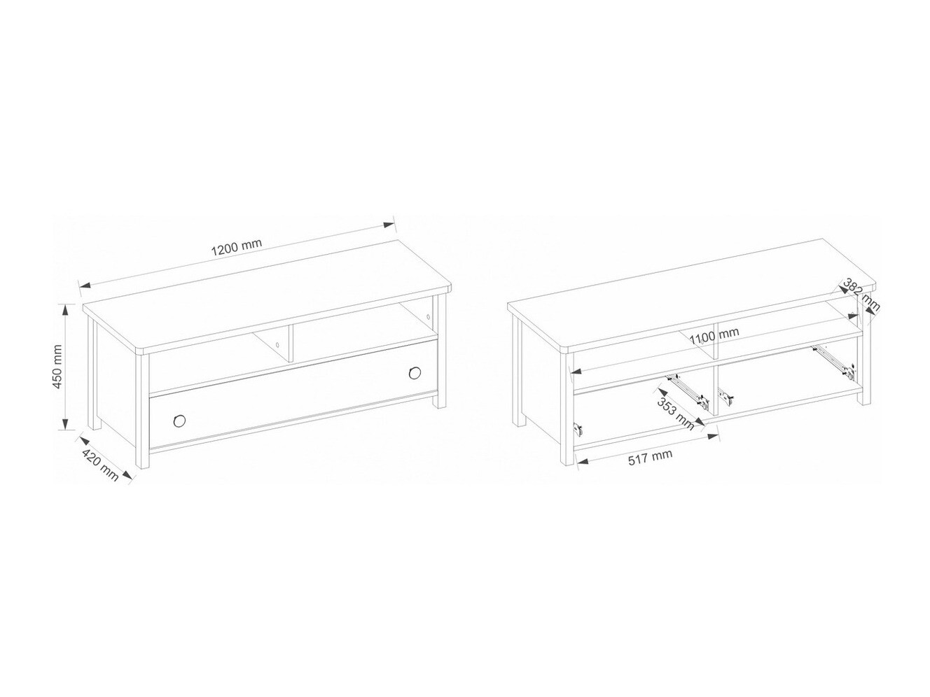 TV-állvány Elblive 132