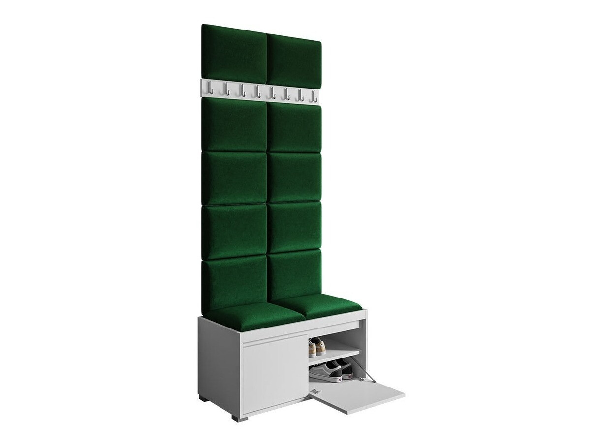 Előszoba garnitúra Comfivo Pinus IV (Fehér + Manila 35)