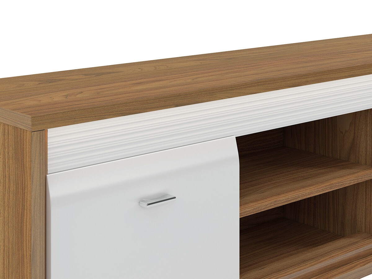 TV-állvány Madison H110 (Fényes fehér)