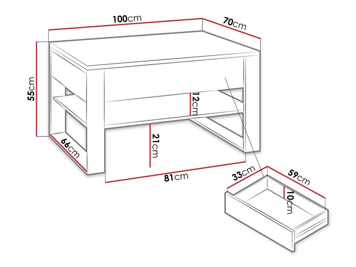 Dohányzóasztal Luliru 130