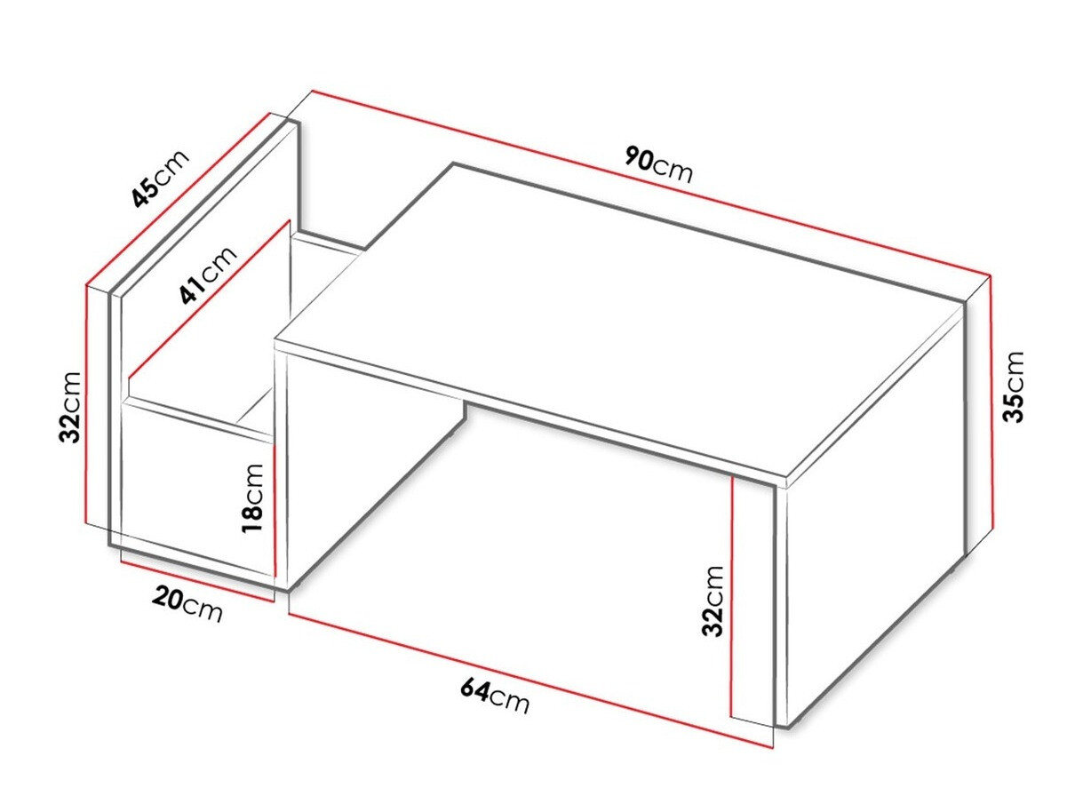 Dohányzóasztal Ogden 148