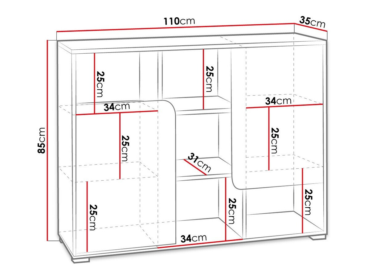 Szekrény Toledo D108