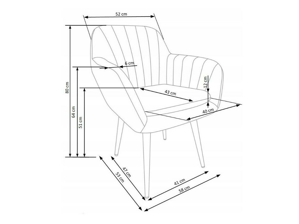 Szék Houston 1220 (Sötétzöld)