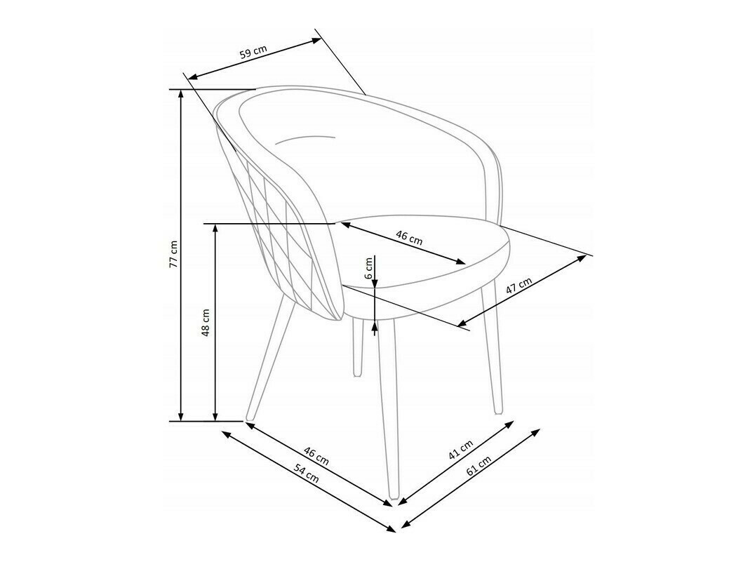 Szék Houston 1230 (Sötétzöld)