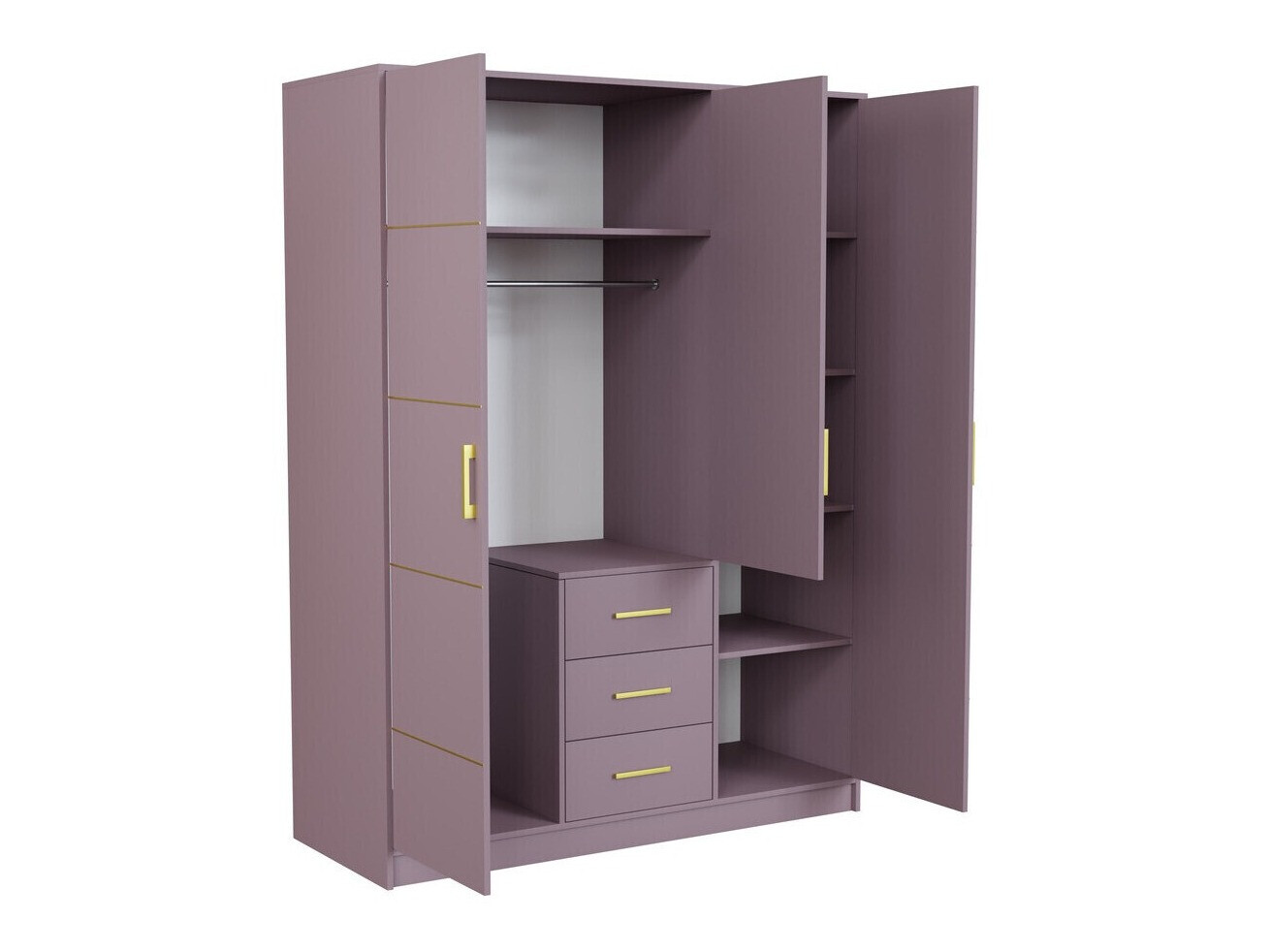 Hálószoba garnitúra Dortivu 154 (Lila + Inari 96)