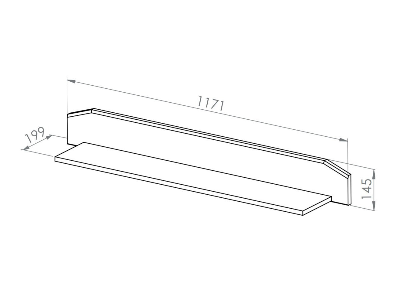 Fali polc Mavevare 106