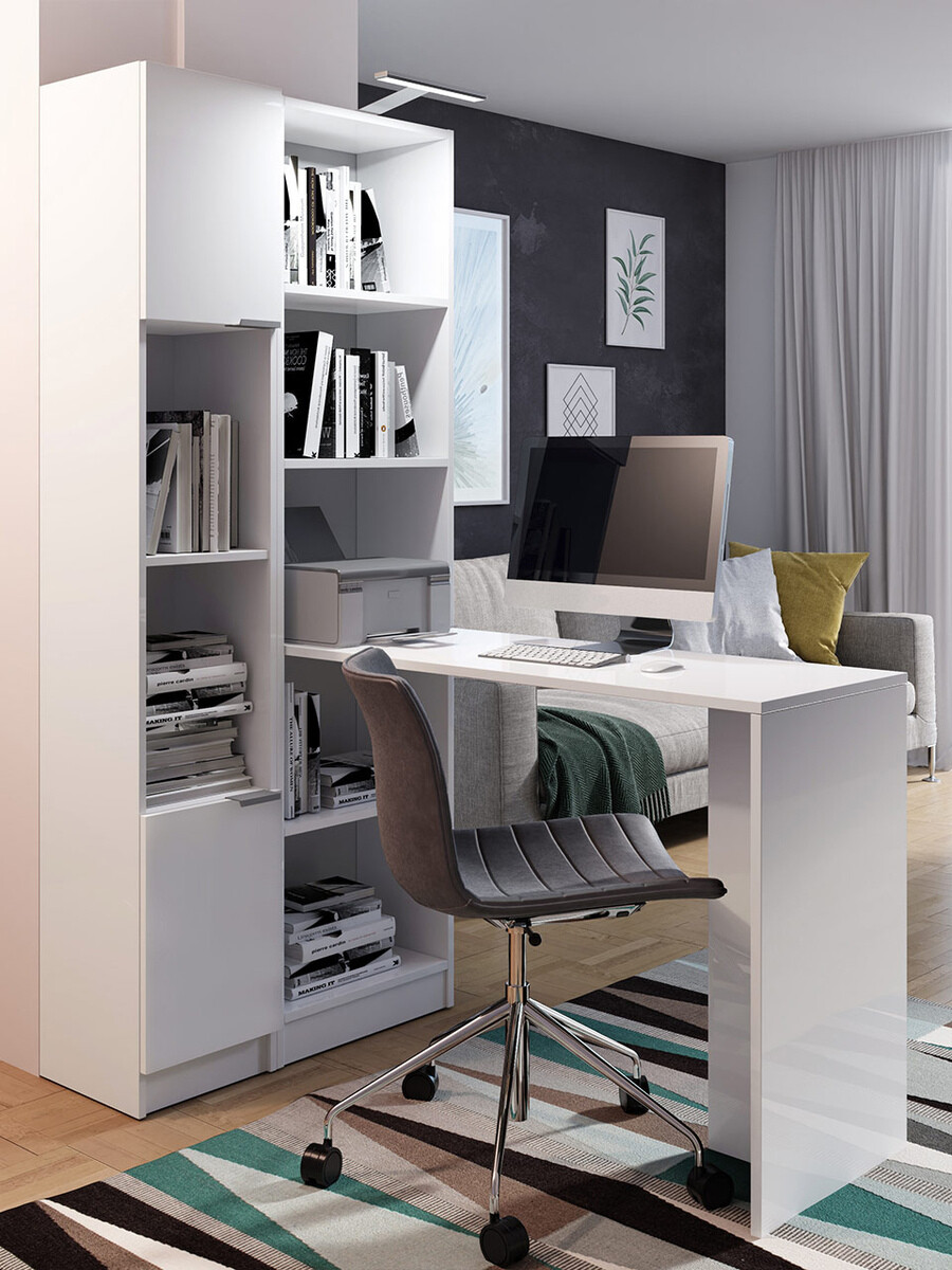 Könyvespolc Dover 112 (Fehér)