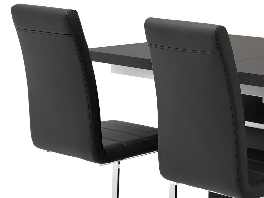 Étkezőgarnitúra Charleston 217 (Fekete)