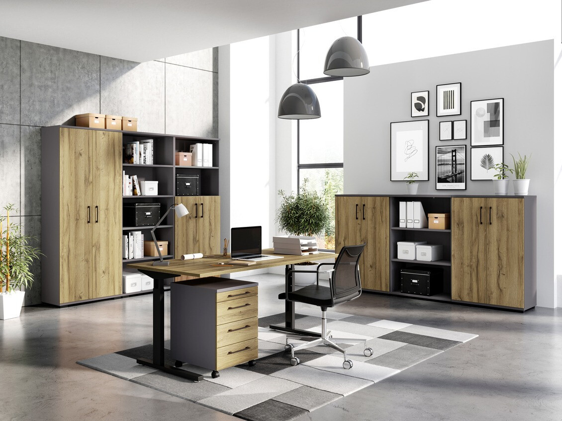 Könyvespolc Lartesi 100 (Grafit)