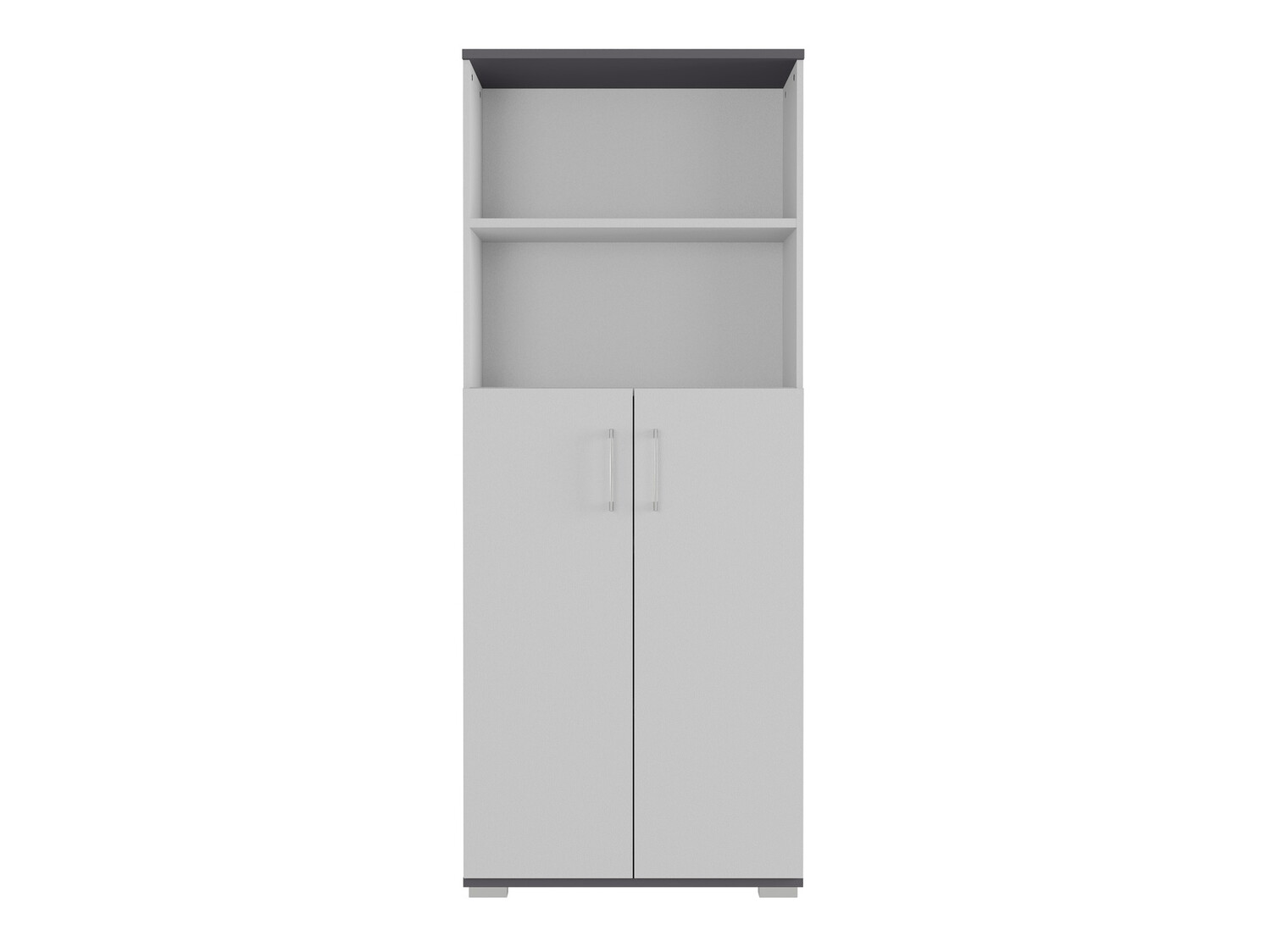 Könyvespolc Lartesi 103 (Grafit + Világosszürke)