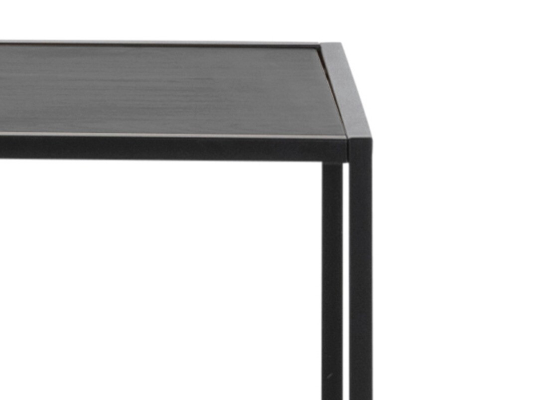 Könyvespolc Norsica Sevferi 134 (Sötét hamuszürke + Fekete)