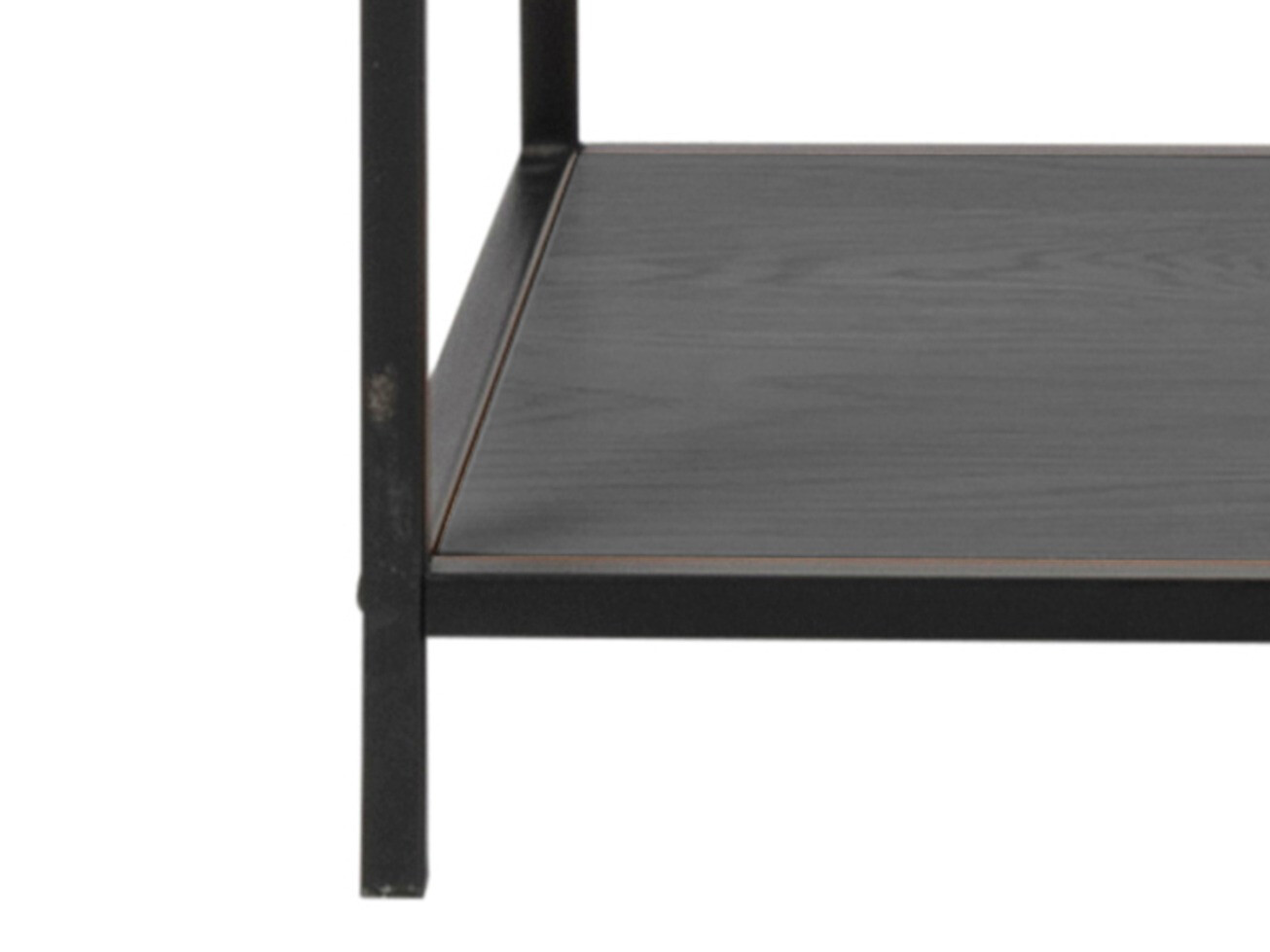 Könyvespolc Norsica Sevferi 134 (Sötét hamuszürke + Fekete)