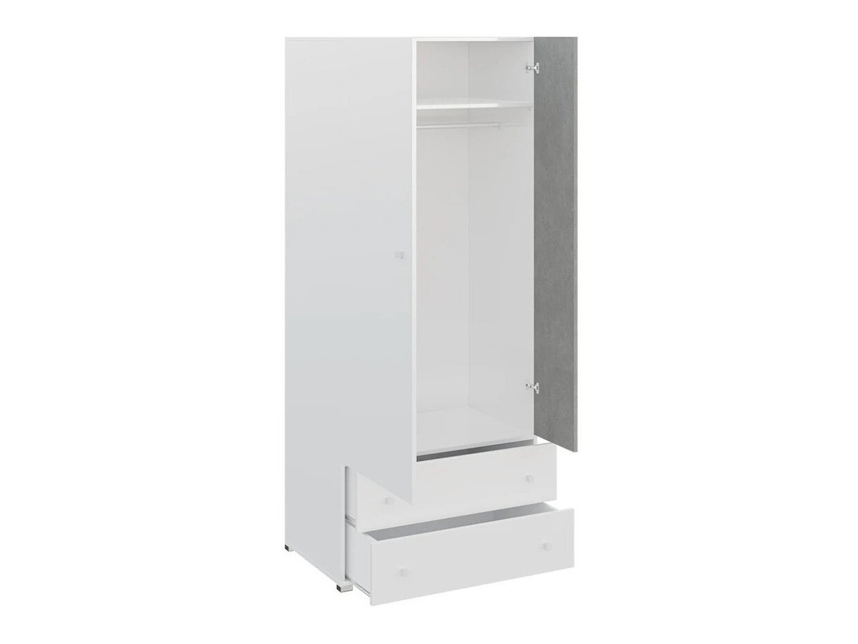 Bútorkészlet Omaha J120 (Beton + Fehér + Tölgy)