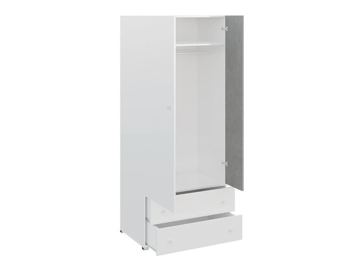 Bútorkészlet Omaha J120 (Fehér + Beton)