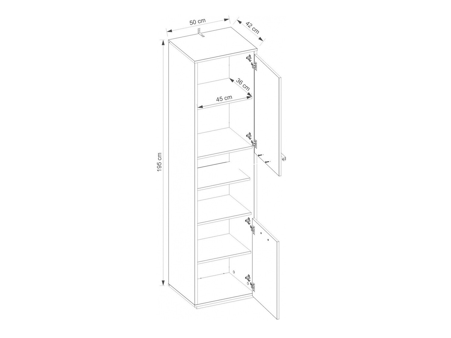 Könyvespolc Orlveno 116