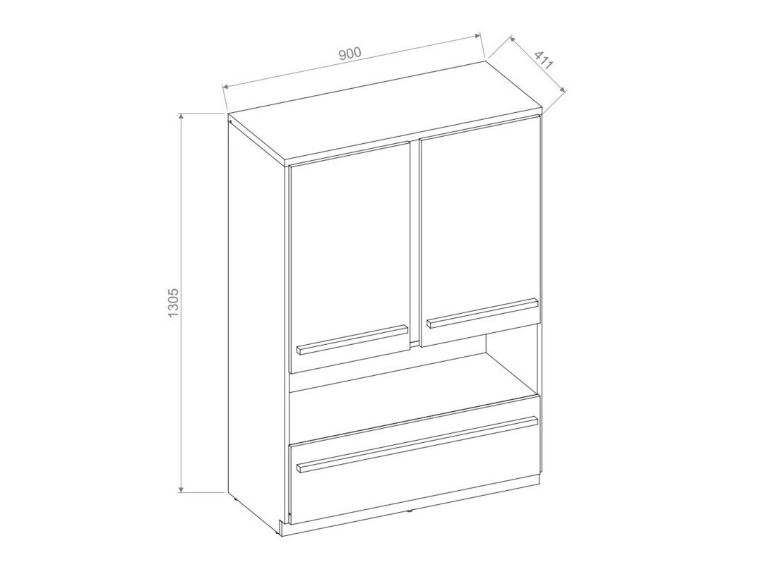Könyvespolc Felfera 103