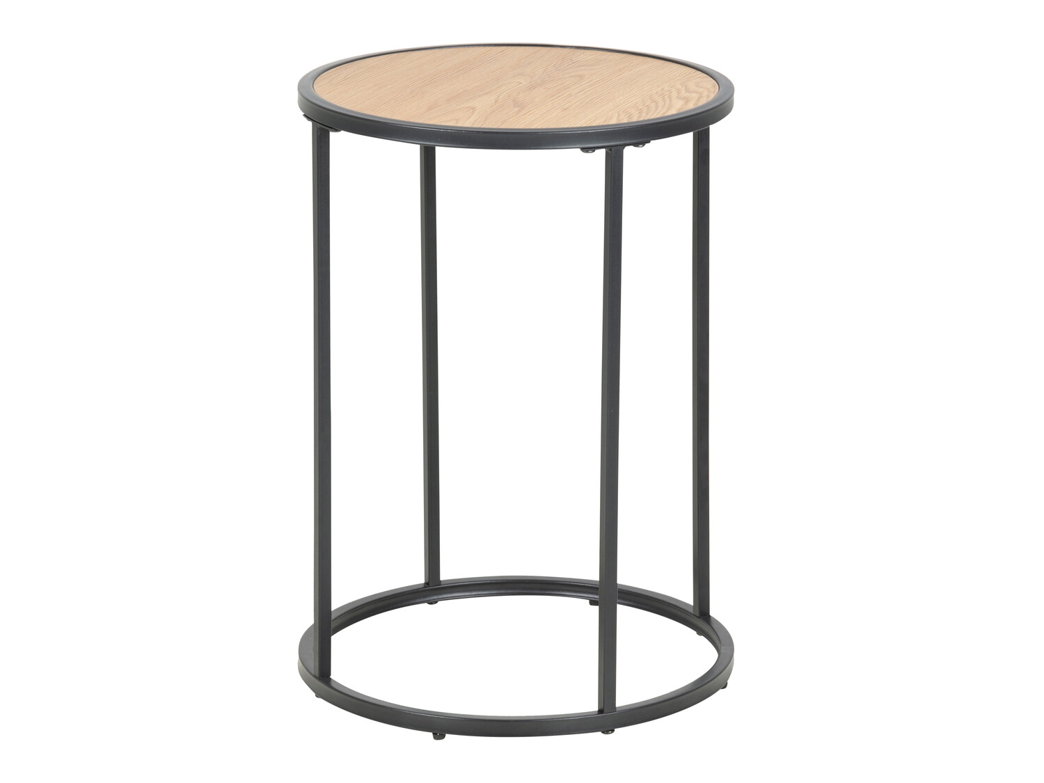 Kisasztal Norsica Sevferi 118 (Vad tölgy + Fekete)