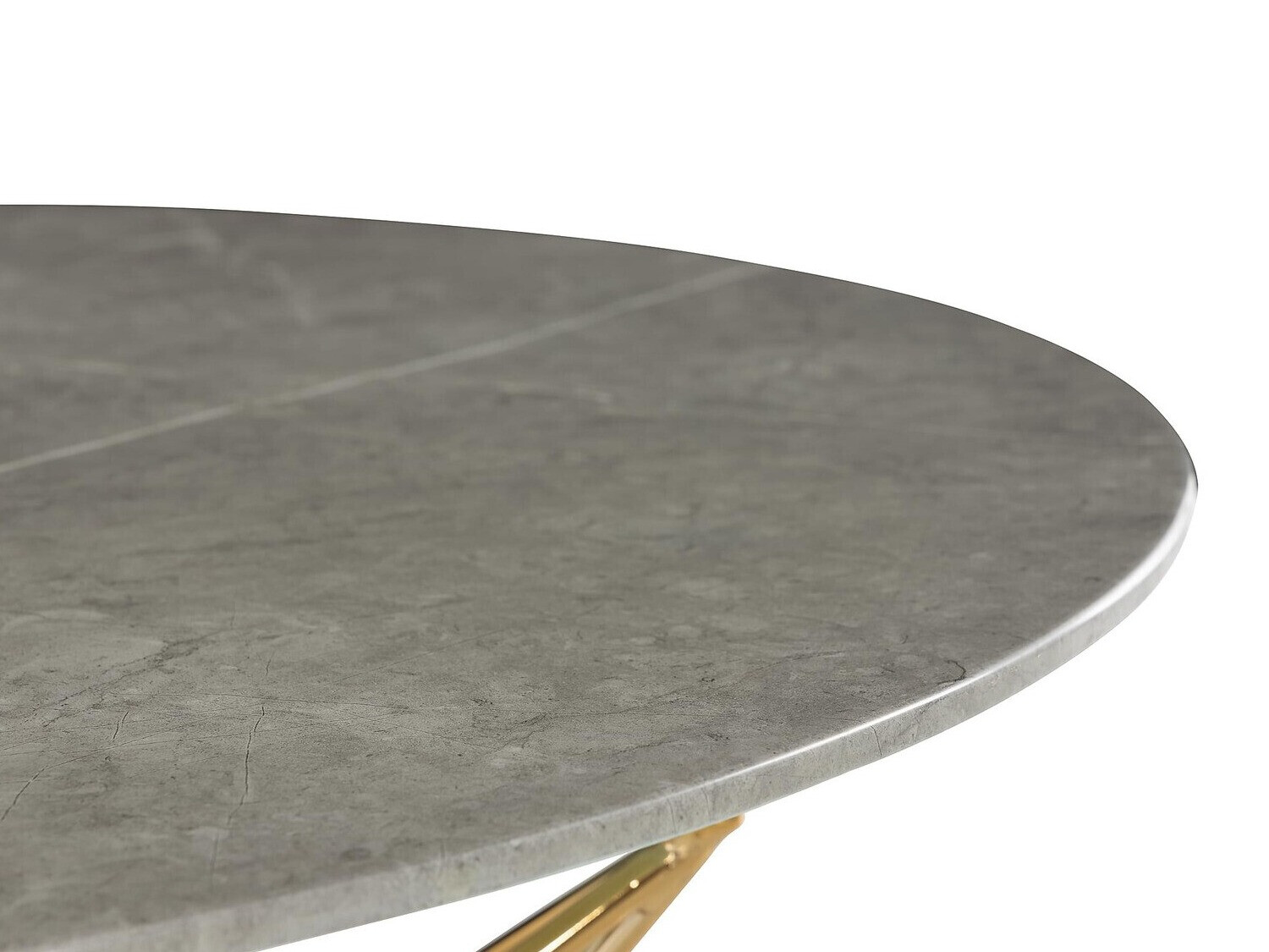 Dohányzóasztal Flint 162 (Aranysárga + Szürke márvány)