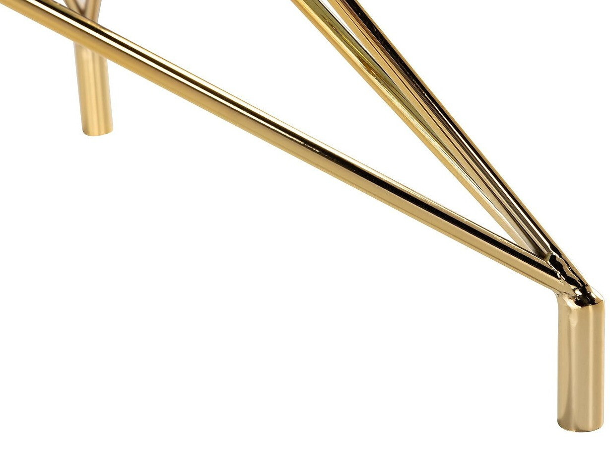 Dohányzóasztal Flint 162 (Aranysárga + Szürke márvány)