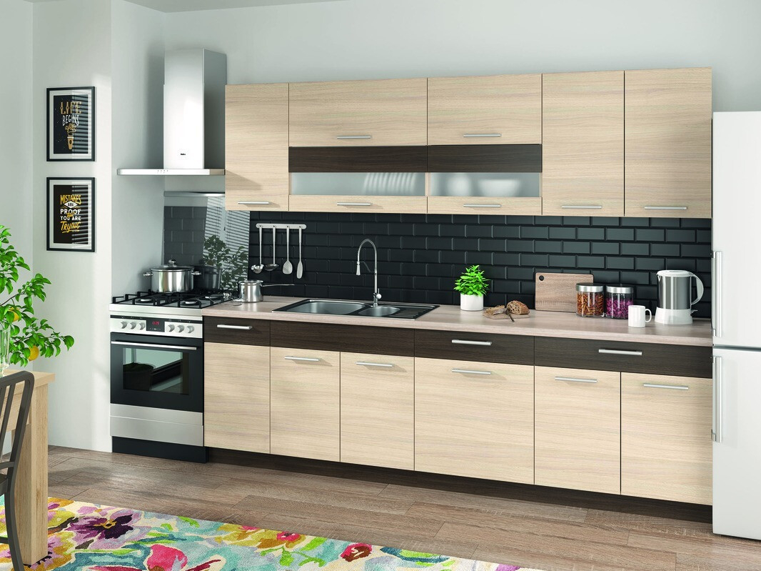 Moduláris mosogató szekrény ajtókkal Mode Light 115