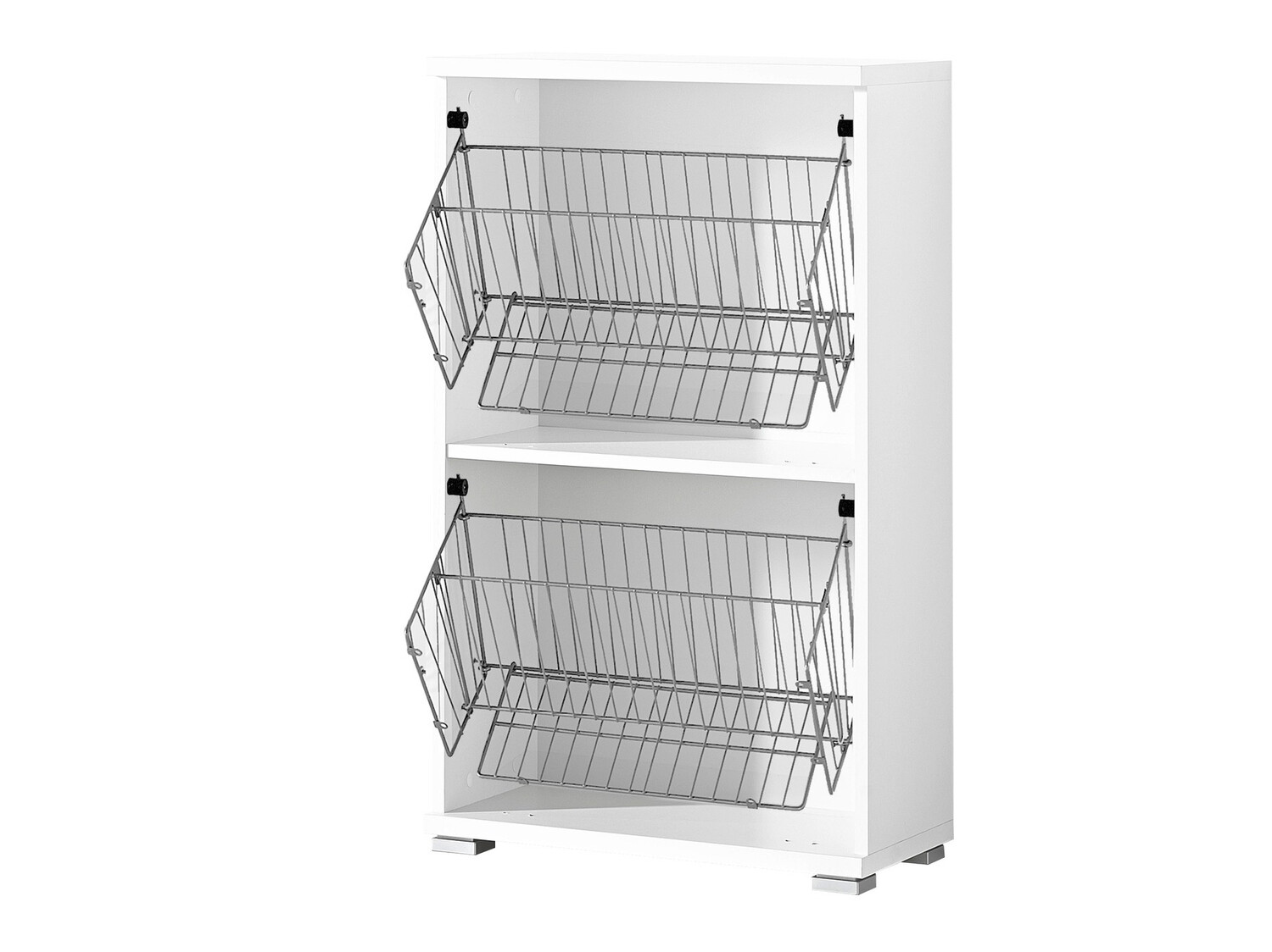 Cipőtároló Veltena 105 (Fekete + Fehér)