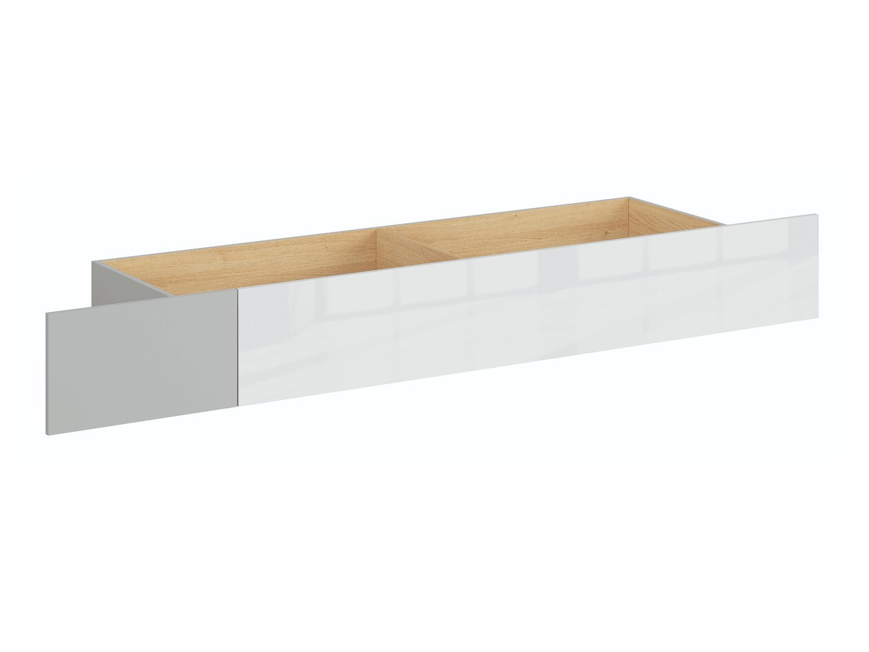 Ágyneműtartó Nuevaru 105 (Fényes fehér)