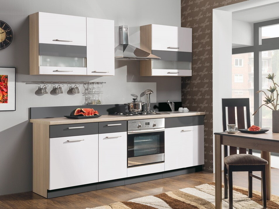 Moduláris sarokszekrény Mode White 118