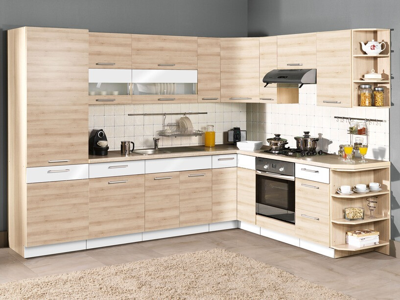 Moduláris szekrény fiókkal és ajtókkal Mode Beech 117