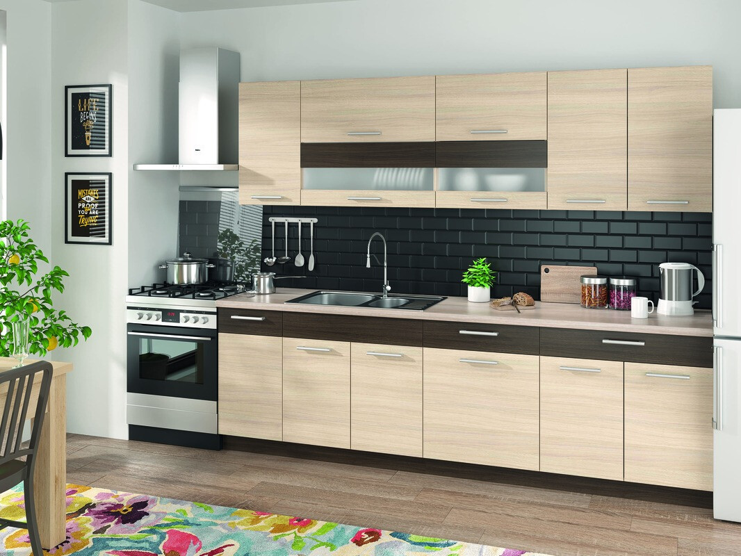 Moduláris szekrény fiókkal és ajtókkal Mode Light 117