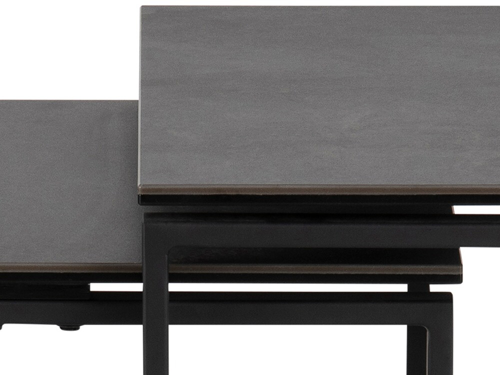 Oldalsó asztalok szett Norsica 406 (Fekete)