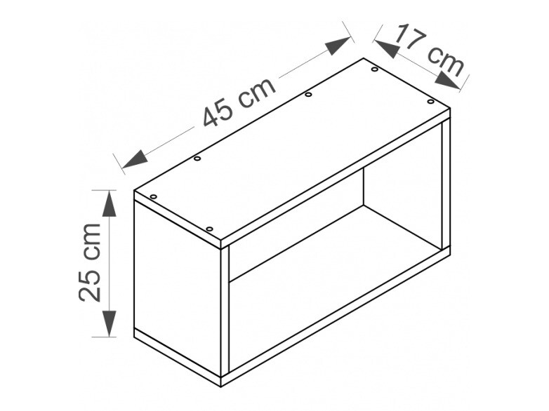 Polc Cirdora 110 (Fehér)