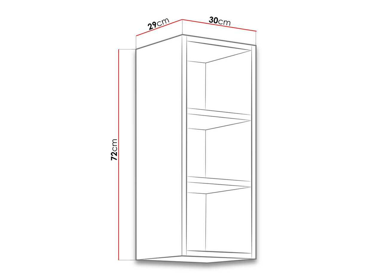 Könyvespolc Wood 100