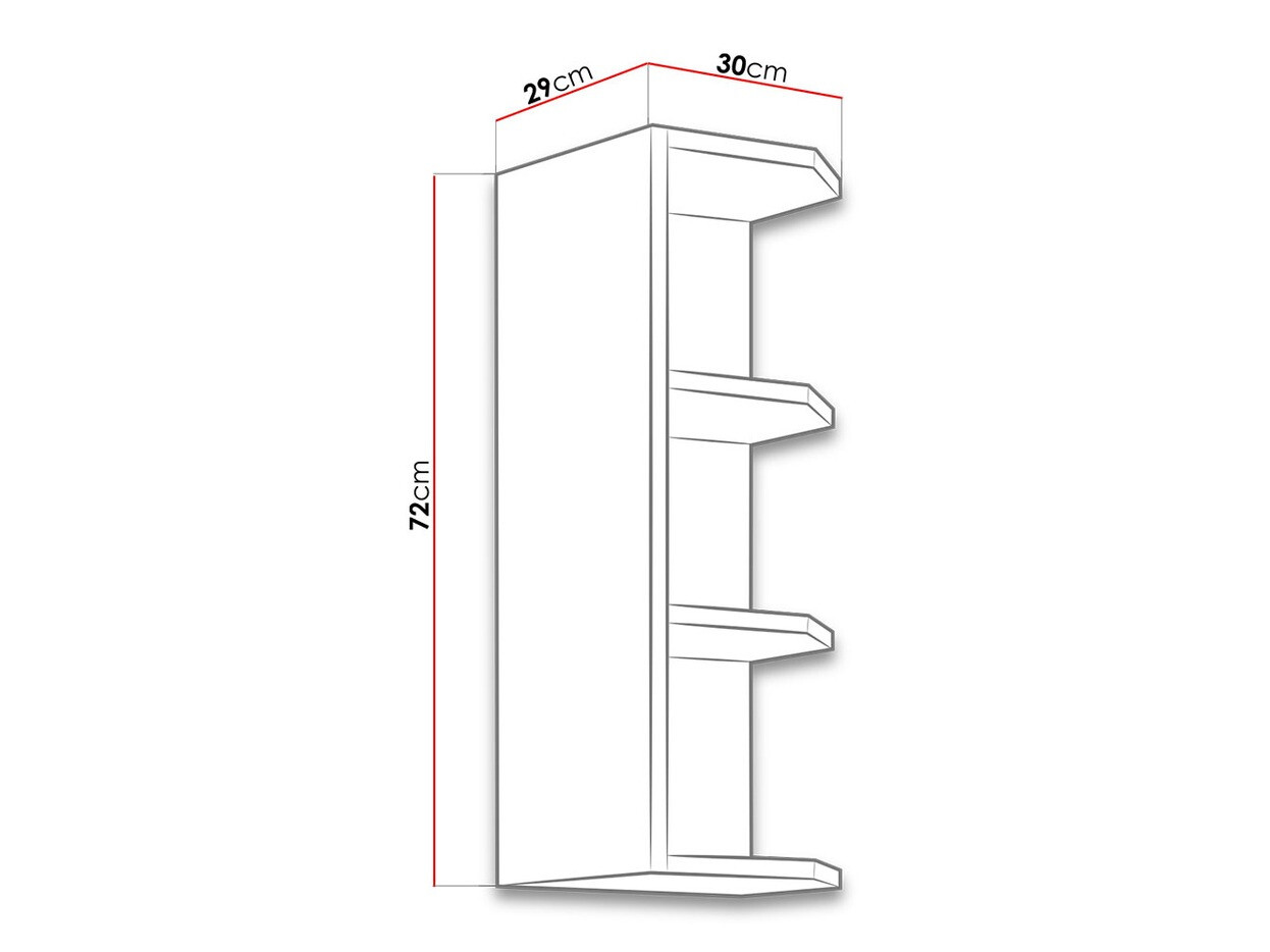 Könyvespolc Wood 103