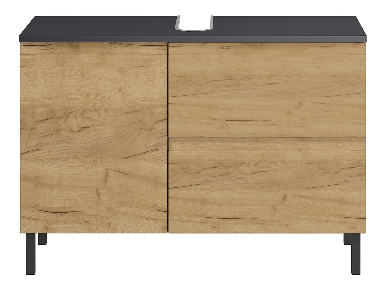 Mosdó alatti álló szekrény Talmira 102 (Grafit + Grandson tölgy)