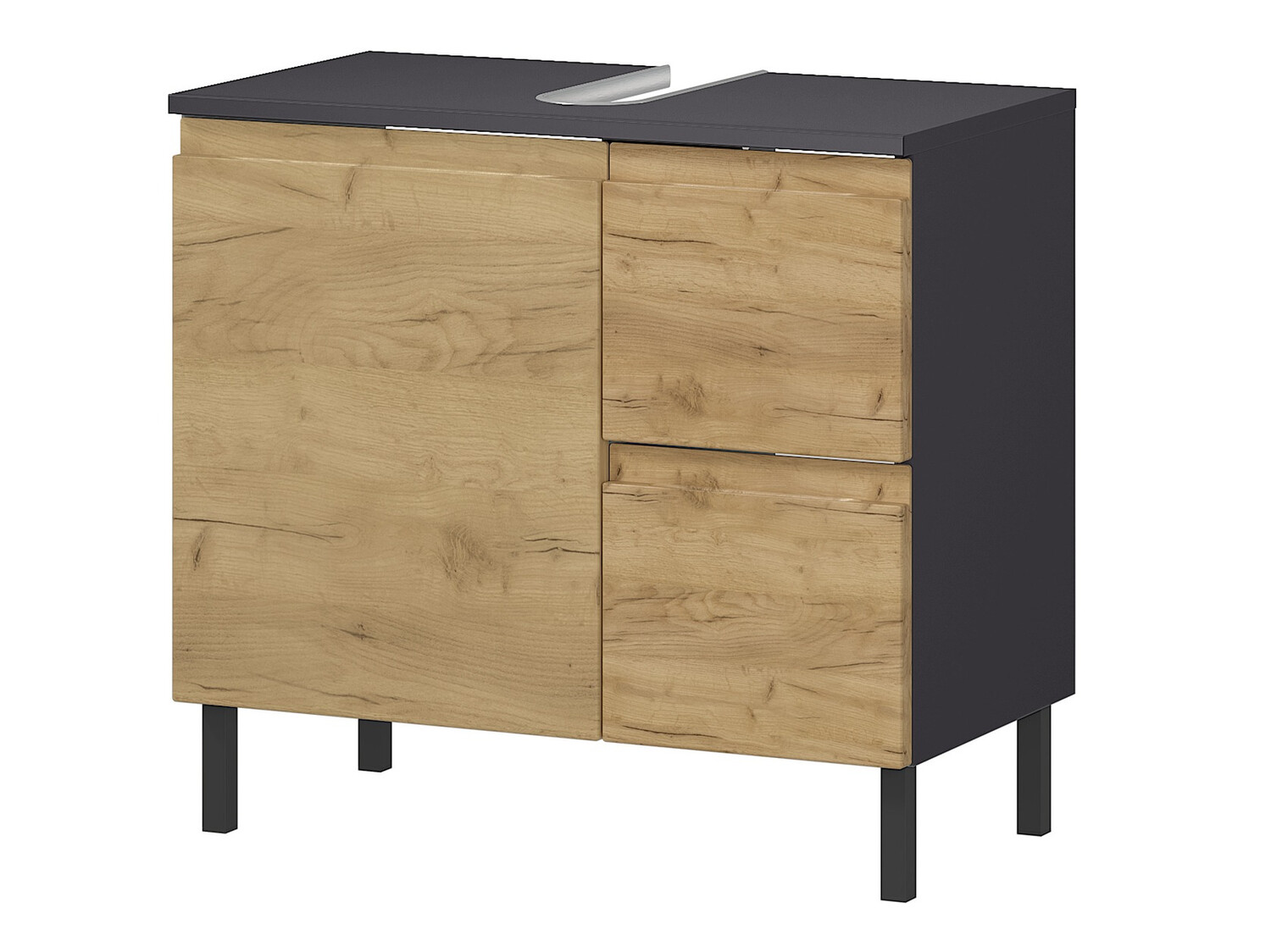 Mosdó alatti szekrény Talmira 103 (Grafit + Grandson tölgy)