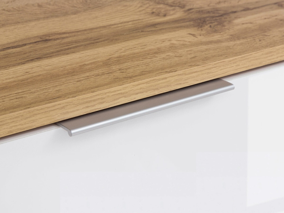 Könyvespolc Tivetra 108 (Wotan tölgy + Fényes fehér)