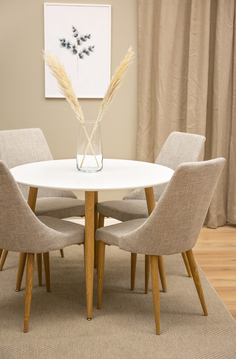 Szék Dallas 159 (Szürke + Barna)