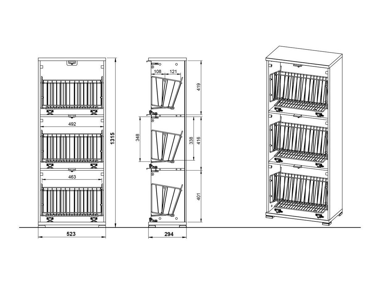Cipőtároló Veltena 119