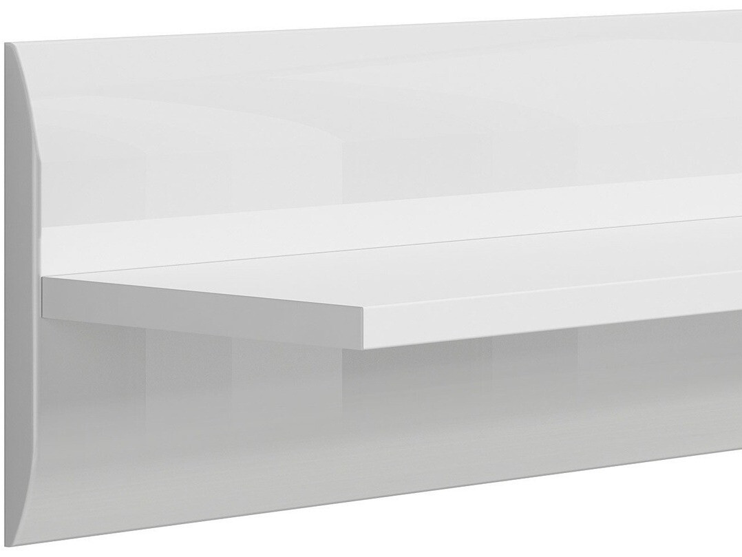 Fali polc Serveso 104 (Fényes fehér)