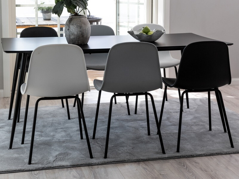 Szék Dallas 170 (Fehér + Fekete)