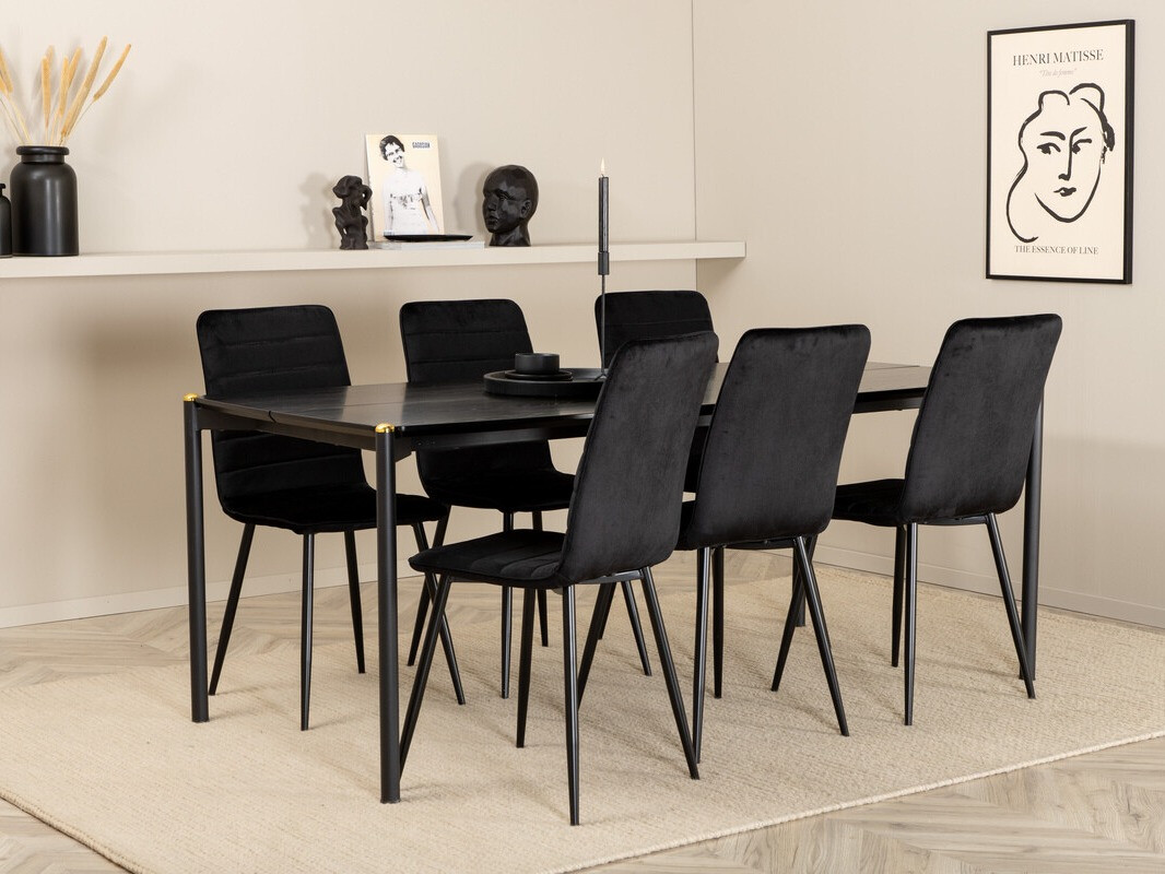 Szék Dallas 2552 (Fekete)